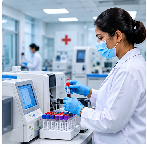 Hospital and healthcare laboratory