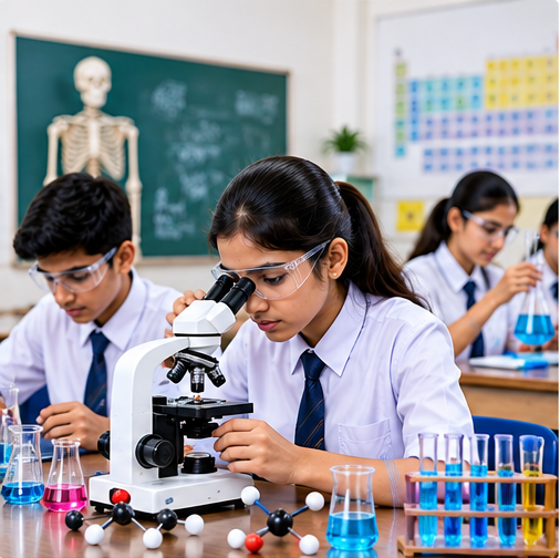 School and college science laboratory
